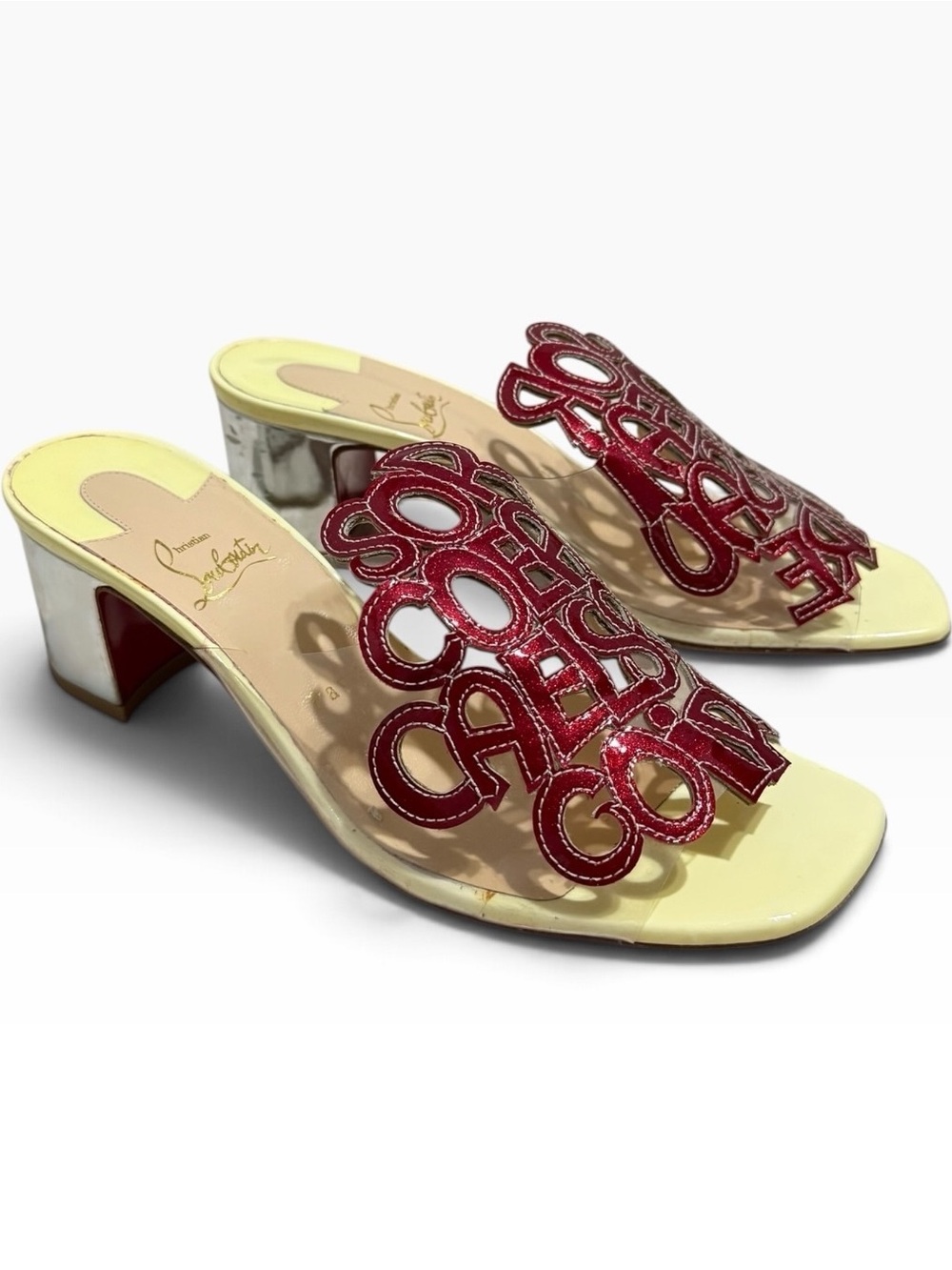 Christian Louboutin slip-on mules Size 39